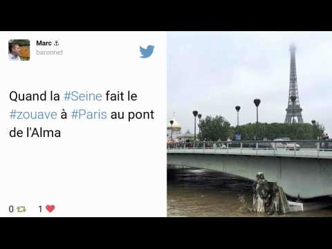 VIDEO : Intempries : La Seine dborde  Paris