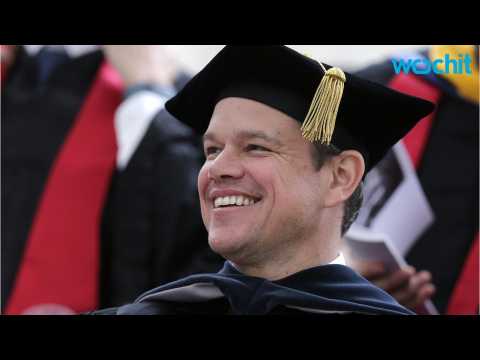 VIDEO : Matt Damon Speaks To MIT Graduates