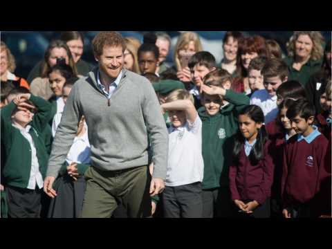 VIDEO : Prince Harry Works With Children To Save A Forest