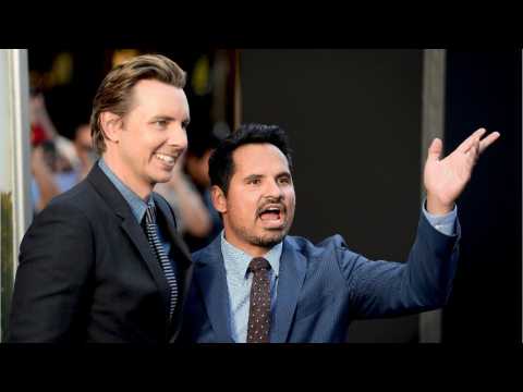 VIDEO : Dax Shepard, Michael Pena Roll to 'CHiPs' Premiere With Highway Patrol