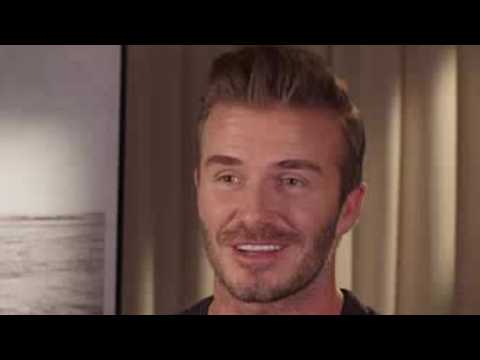 VIDEO : David Beckham's Scary Movie Make-up Look