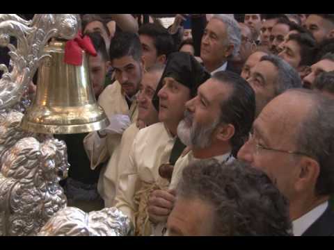 VIDEO : Antonio Banderas, uno ms en la Semana Santa malaguea