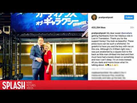 VIDEO : Chris Pratt Celebrates His Wife Joining Him in Tokyo