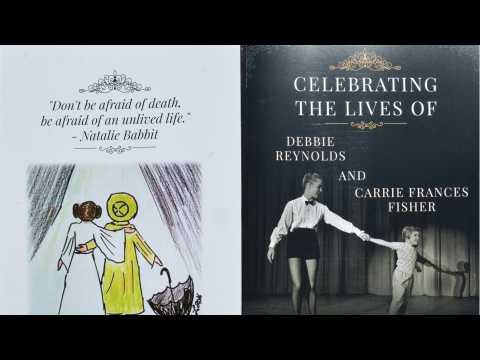 VIDEO : Public Memorial Lauds Carrie Fisher & Debbie Reynolds