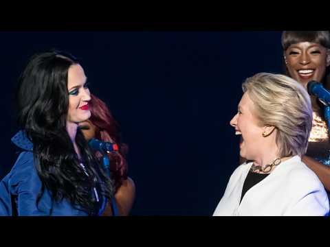VIDEO : Hillary Clinton Models Shoes Katy Perry Named After Her