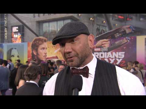 VIDEO : 'Guardians of the Galaxy Vol. 2' Premiere: Dave Bautista