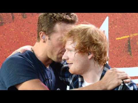 VIDEO : Ed Sheeran Gets Physical With Chris Martin