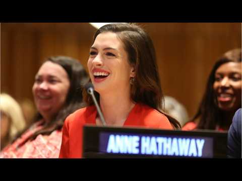 VIDEO : Anne Hathaway Advocates For Paid Parental Leave At The United Nations