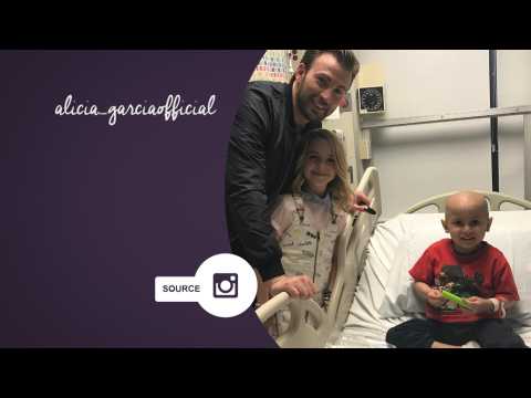 VIDEO : Chris Evans proves he's a real superhero by visiting children's hospital