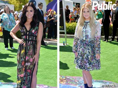 VIDEO : Vido : Demi Lovato VS Meghan Trainor : qui est la plus jolie en robe fleurie ?