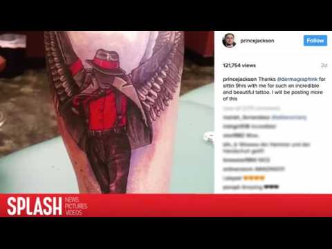 VIDEO : Prince Jackson Gets New Tattoo To Remember Michael Jackson