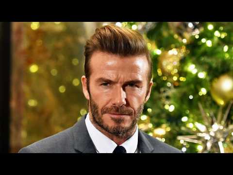 VIDEO : David Beckham Punks Social Media Fans With Prosthetic Scar