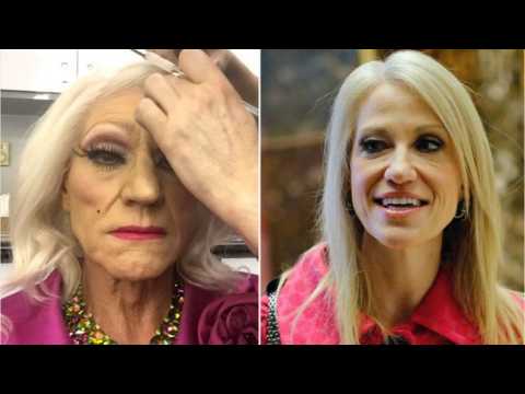 VIDEO : Patrick Stewart In Drag Looks Like Kellyanne Conway