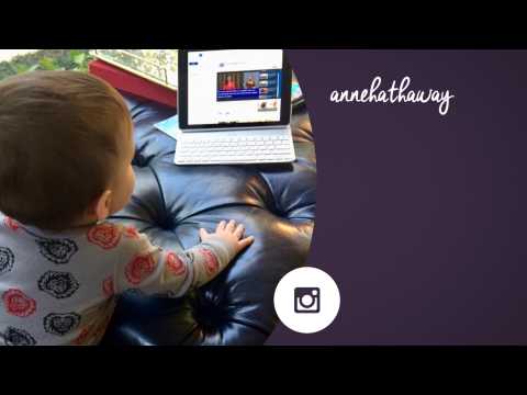 VIDEO : Anne Hathaway partage la premire photo de son fils