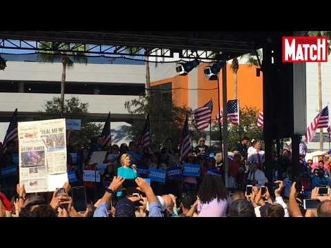 VIDEO : Hillary Clinton  Tampa, le jour de son anniversaire