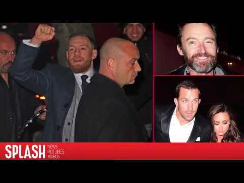 VIDEO : Conor McGregor clbre sa victoire  l'UFC 205 devant un parterre de stars