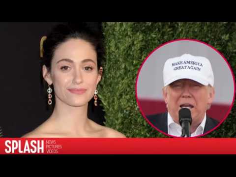 VIDEO : Emmy Rossum Slams Donald Trump Supporters for Sending Her Threatening Messages