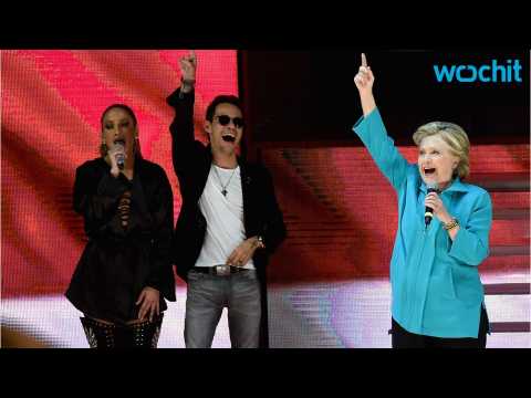 VIDEO : J-Lo And Marc Anthony Reunite For Clinton