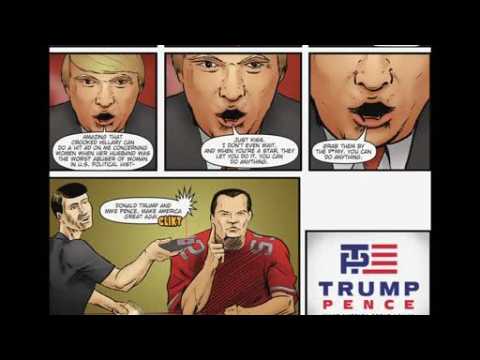 VIDEO : Donald Trump's political journey gets comic book treatment