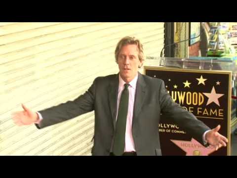 VIDEO : British actor Hugh Laurie feted in Hollywood