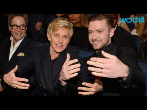 VIDEO : Justin Timberlake And Ellen DeGeneres Get Too Close For Comfort