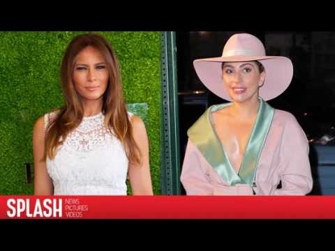 VIDEO : Lady Gaga Takes Aim at Melania Trump, Calls Her 'Husband One of the Most Notorious Bullies'