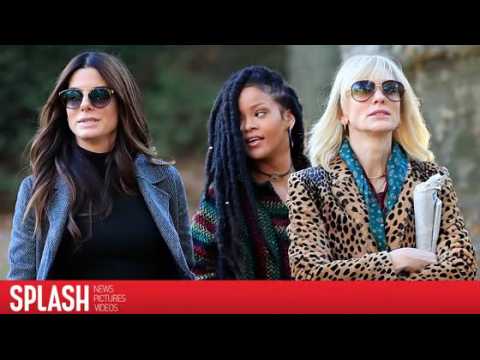 VIDEO : Sandra Bullock, Cate Blanchett et Rihanna arrivent sur le plateau d'Ocean's 8