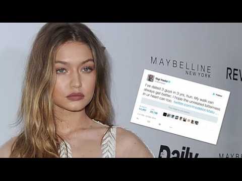 VIDEO : Gigi Hadid Smashes Troll For Criticizing Her Dating Life