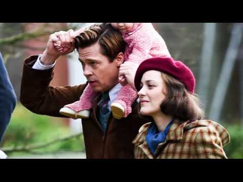 VIDEO : Brad Pitt and Marion Cotillard: See them on Set for their WWII Film!