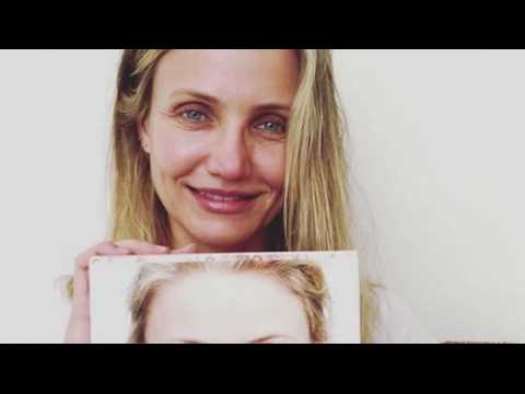VIDEO : Cameron Diaz Shares Makeup-Free Selfie for New Aging Book