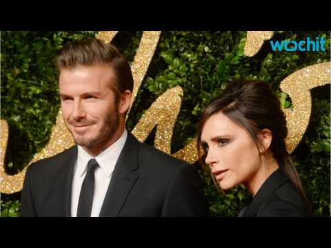 VIDEO : David Beckham Shown Sewing Clothes For Daughter Harper