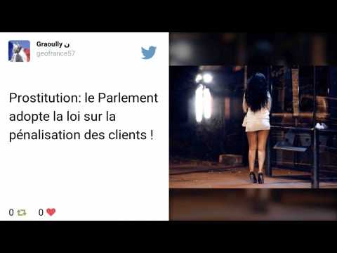 VIDEO : ZAP Tweets Actu : Prostitution : Le Parlement adopte la pnalisation des clients
