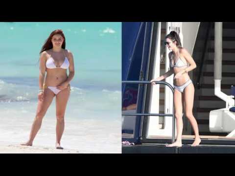 VIDEO : Ariel Winter and Kendall Jenner Continue White Bikini Trend