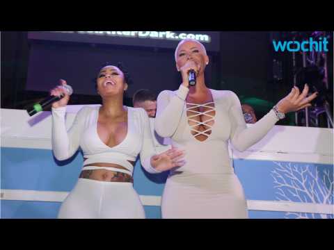 VIDEO : Amber Rose Celebrates Blac Chyna's Engagement In Atlantic City