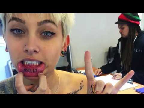 VIDEO : Paris Jackson Refuses To Talk About Her Tattoos