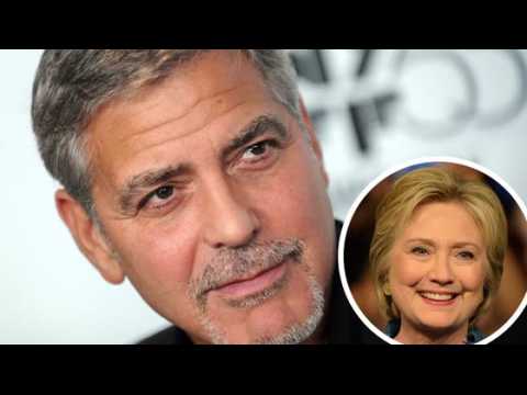 VIDEO : George Clooney apporte officiellement son soutien  Hillary Clinton