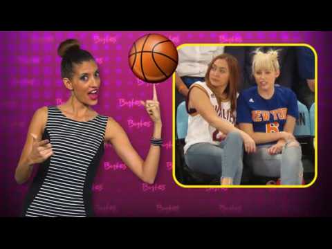 VIDEO : Miley Cyrus Spends Quality Family Time At Basketball Game!