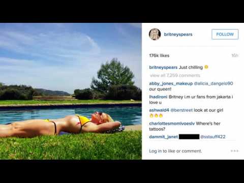 VIDEO : Britney Spears Accused of Bad Photoshop in Bikini Pic