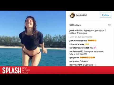 VIDEO : Jessica Biel clbre 2 millions de followers sur Instagram
