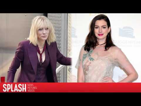VIDEO : Oceans Hate? Cate Blanchett and Anne Hathaway are 'Having Words' on Set
