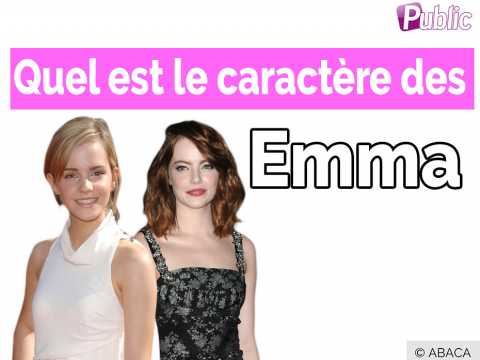 VIDEO : Dcouvrez le caractre des Emma !