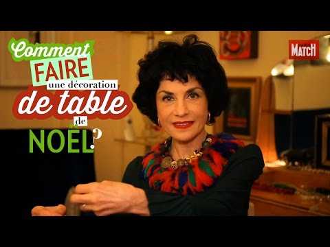 VIDEO : Comment faire une dcoration de table de Nol ?