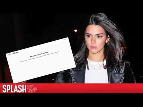 VIDEO : Kendall Jenner explique pourquoi elle a effacé son compte Instagram