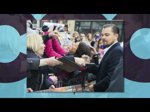 VIDEO : Leonardo DiCaprio mobbed outside Scottish restaurant