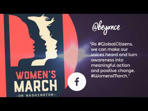 VIDEO : Beyonce salutes official partnership with Women's March on Washington