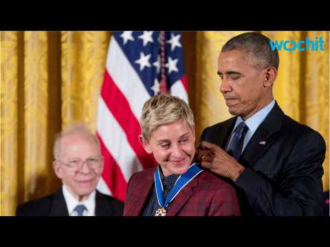 VIDEO : Ellen DeGeneres Sends A Sweet Farewell To The Obamas