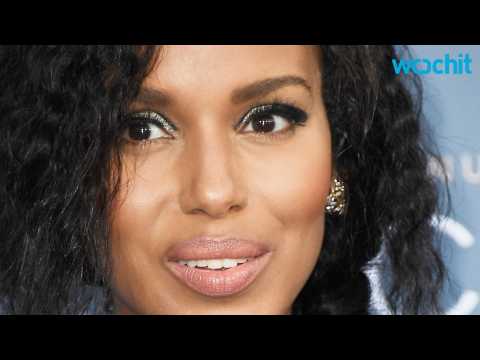VIDEO : Kerry Washington Blows Out 40 Candles On Her Giant Birthday Cake