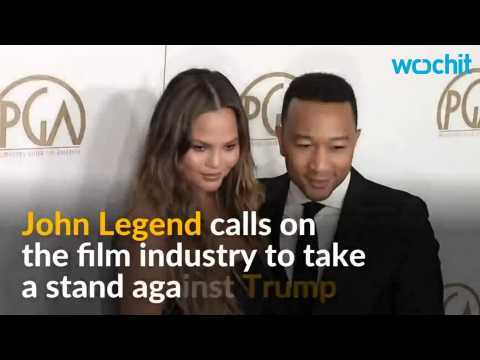VIDEO : John Legend Speaks Out Against President Trump At Producers Guild Awards