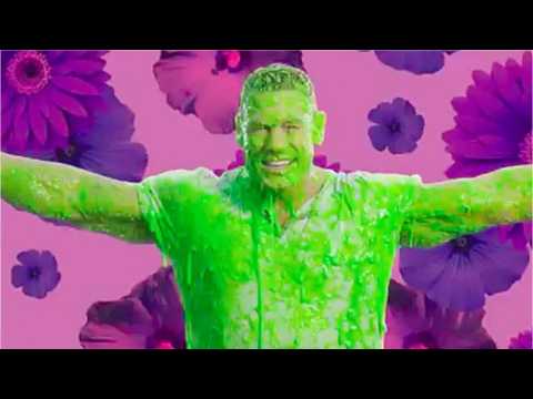 VIDEO : John Cena Gets Slimed to Promote Kids' Choice Awards