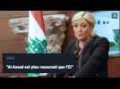 Marine Le Pen : "Bachar Al-Assad est plus rassurant que l'EI en Syrie"